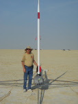 Dave Schaefer and his Hyperion before launch